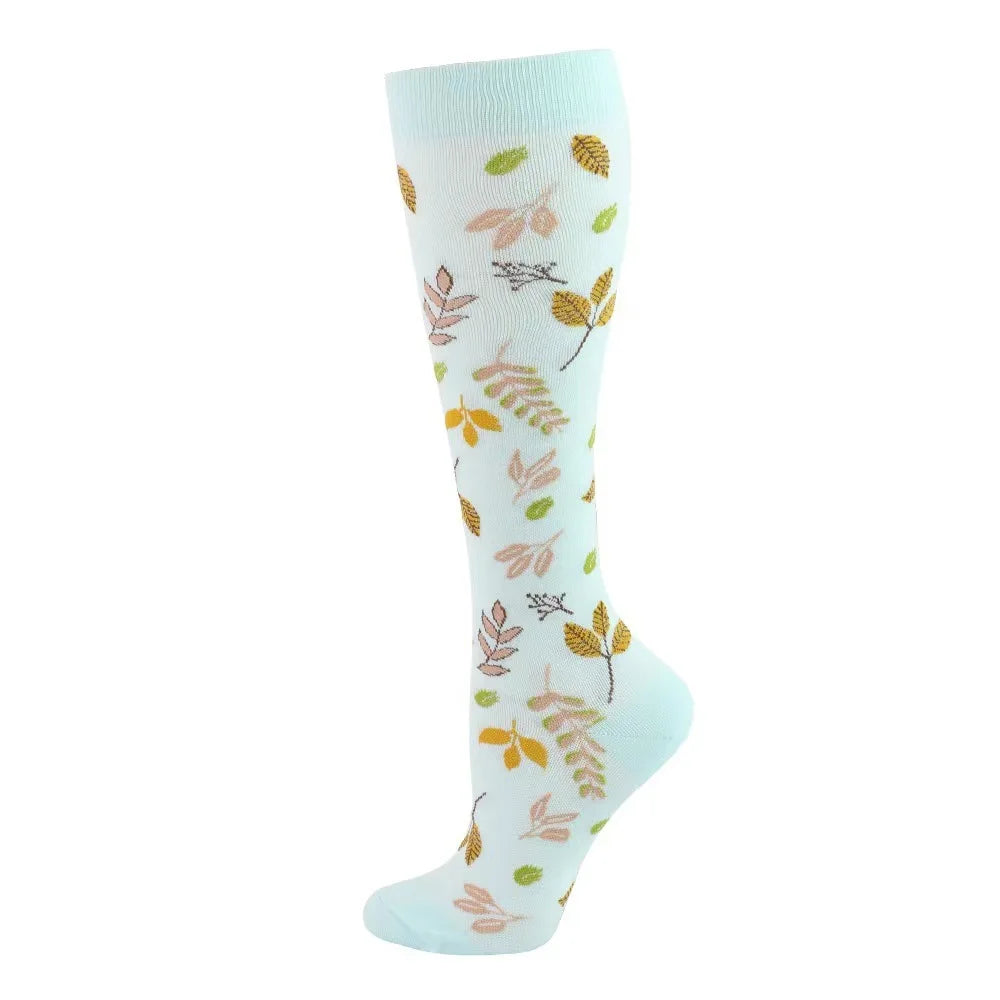 Fallen Leaves Compression Socks
