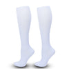 White Compression Socks