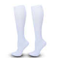 White Compression Socks