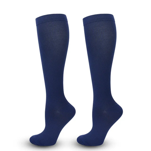Navy Compression Socks