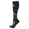 White Butterfly Compression Socks